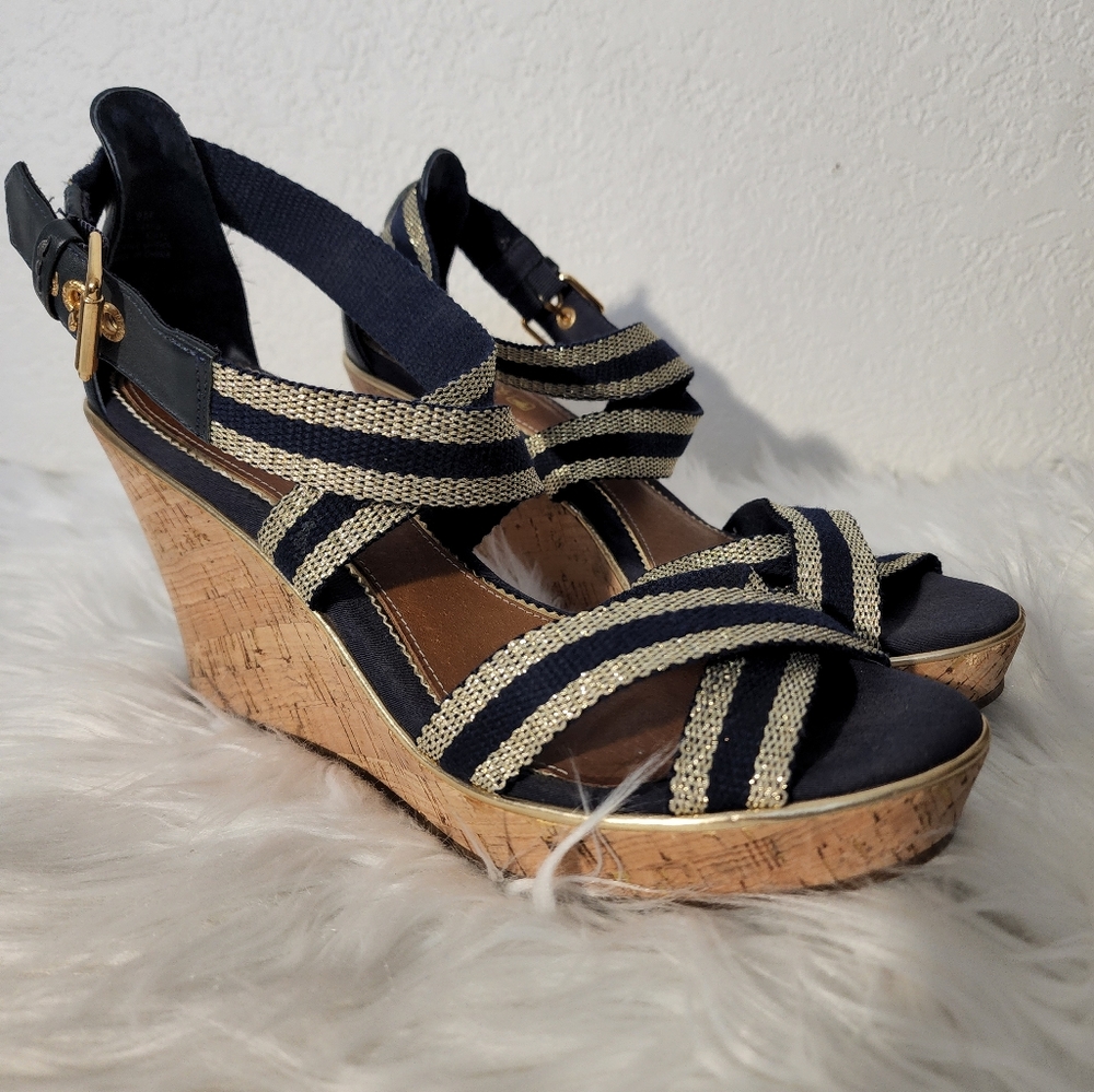 Sperry Harborside Cork Wedges